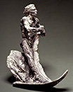 The Waterskier - Sculpture by Gerhard Juchum